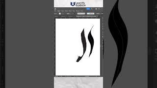 Create Your Own Calligraphy Brush In Illustrator! #illustratortips #calligraphy #design #tips