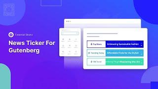 How To Add News Ticker Block With Essential Blocks