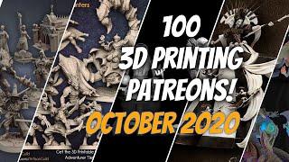 3D Printing Patreon Preview  |  October 2020