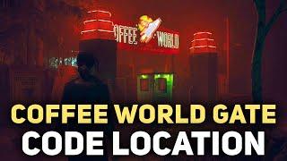 Coffee World Gate Code - Alan Wake 2 Nightsprings DLC