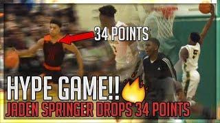 Jaden Springer 34 Points vs #1 Team in The State... But Was It Enough??