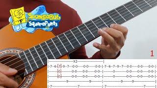 Tutorial: Spongebob Closing Theme (Tabs) Fingerstyle