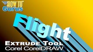 How You Can Extrude Text and Use Fountain Fill in CorelDRAW