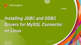 Installing JDBC and ODBC Drivers for MySQL Connector on Linux (NO VOICE)