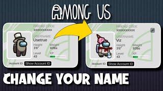 How To Randomize Your Username in Among Us New Update | How To Change Your Name in Among Us