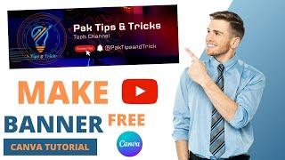 how to make youtube banner | how to make youtube banner on canva | #banner #paktipsandtricks