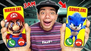 DO NOT CALL SONIC.EXE & SUPER MARIO AT 3AM!! (THEY CAME TO MY HOUSE!!)