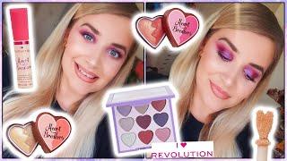 TESTING I HEART REVOLUTION HEARTBREAKERS COLLECTION | PALETTE, CONCEALER, HIGHLIGHTER & BLUSHER!