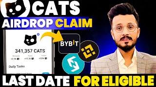 Cats Airdrop Claim Before 30 September || Cats Airdrop Snapshot || Cats Airdrop launch date confirm