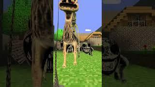 zoonomaly monsters race in minecraft village #zoonomaly