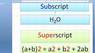 how to subscript and superscript in powerpoint