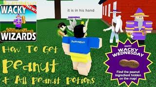 AndersonPlays Roblox Wacky Wizards NEW INGREDIENT! - How to Get Peanut + All Peanut Potions