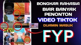 Dijamin 100%! Agar Banyak Penonton Video Di Tiktok 2024 - Cara Masuk Fyp Video Tiktok