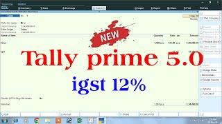 tally prime | igst in tally prime | gst in tally prime | gst in tally | igst sales entry in tally