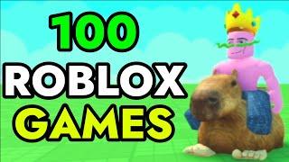 100 Roblox Games That Are Actually Fun...