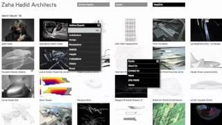 Zaha Hadid Architects web and brand work by Greenspace