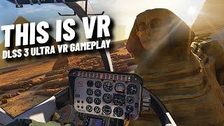 Microsoft Flight Simulator 2024 VR Gameplay with DLSS Swapper! // 4090 VR Ultra Gameplay