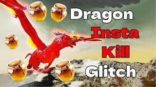 Dragon INSTA KILL Desync Glitch ELEMENT DUPE Ark Ascended. How to run Dragon. ALPHA Dragon in 2 min