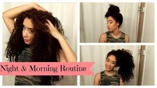 Night/ Morning Routine for Curly Hair