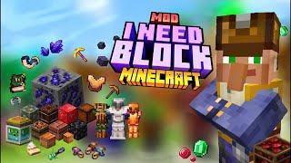 Майнкрафт моды 1.19 / I Need Block Mod 1.19.2 / Лучшие моды 1.19 для выживания