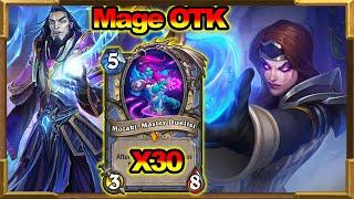 Broken x30 Spell Damage In One Turn |  Mozaki OTK | 100% VS Priest! Scholomance Academy  Hearthstone