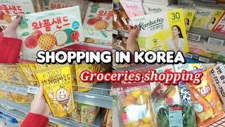 shopping in korea  vlog, Grocery shopping in korea  korean supermarket | Korean food & snacks