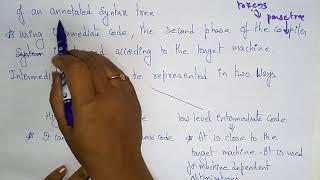 Intermediate Code Generation | Compiler Design | Lec-36 | Bhanu Priya