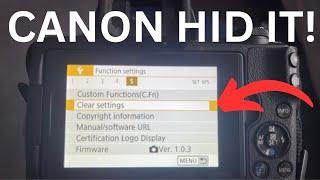 How To Factory Reset A Canon Camera (UPDATED 2024!)
