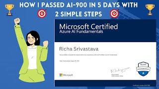 I passed AI-900 in 5 days |  AI-900 Best Practice Test | Pass AI-900 with 2 simple steps