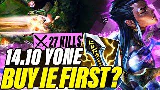 *NEW* Infinity Edge Rush on Yone?! (Patch 14.10!)