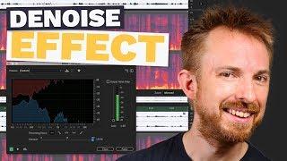 DeNoise Effect in Adobe Audition CC 2019 (DeNoise vs Noise Reduction)