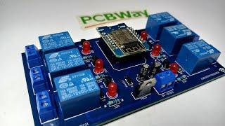 WIFI home automation || Smart home with PCBWAY