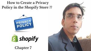 How to Create a Privacy Policy Page in Shopify | Step-by-Step Guide