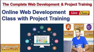 The Complete Web Development with Project Training | Sahosoft