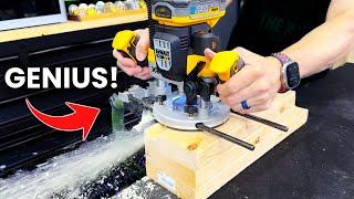 DeWALT's Router Just Changed Woodworking FOREVER (genius)