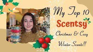 My Top 10 Scentsy Christmas & Cozy Winter scents of all time!! 