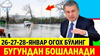 ДИҚҚАТ! ОБ ХАВОДА ЖИДДИЙ ЎЗГАРИШ ЎЗБЕКЛАР ТАЙЁР ТУРСИН