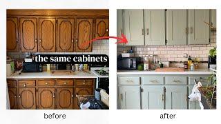 DIY Kitchen Cabinet Makeover for Under $300