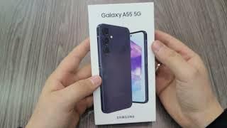 Распаковка Samsung Galaxy A55 5G  @Obzor.kz1