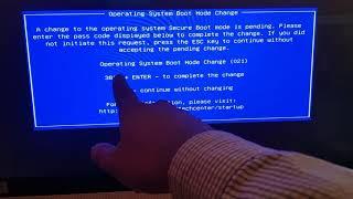 How To Solve/Fix Windows Booting Problems/Legacy Support/PXE/ UEFI And Secure Boot HP All in one PC