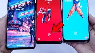 Galaxy A50 vs Galaxy A50s vs Redmi K20/K20 Pro Indisplay Fingerprint Comparison