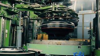 Car Tire Manufacturing Process. Japanese factory