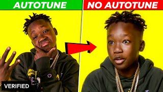 GENIUS INTERVIEWS vs REAL SONGS 2020 (AUTOTUNE vs  NO AUTOTUNE)