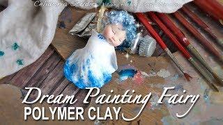 Dream Painting Fairy - Polymer Clay Sculpting