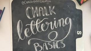 Chalk Lettering Basics