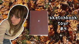 a very long & bad sketchbook tour #4 + designs wow!!! (this video is so long lol sry) ️