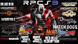 RPCS3(Ps3 emulator) 20 Games tested at 4k - RTX 3080 I7 12700k