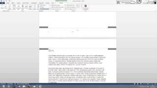 Page numbers starting from a specific page in Word 2013 tutorial for beginners