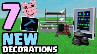 BUILD MODE SHOP & NEW DECORATIONS SNEAK PEEK for the NEW UPDATE (Piggy)