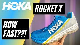 HOKA ROCKET X CARBON REVIEW.. can it really be FASTER than NIKE?